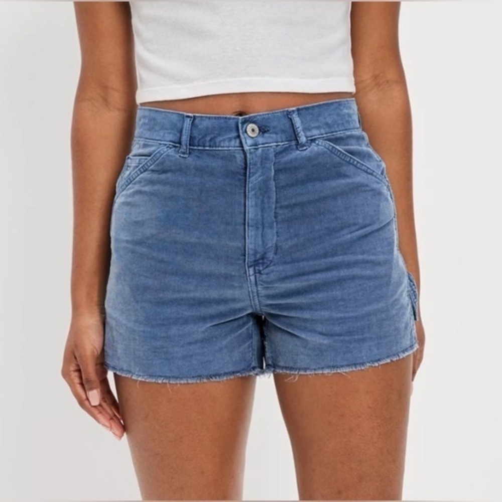 American Eagle High Rise 90s Boyfriend Shorts Corduroy Carpenter Cotton